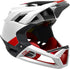 CASCO FOX PROFRAME BLOCKED CE [BLANCO/ROJO]