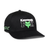 GORRA FOX X KAWI FLEXFIT [NEGRO]