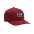 GORRA FOX NON STOP TECH FLEXFIT [VINOTINTO]