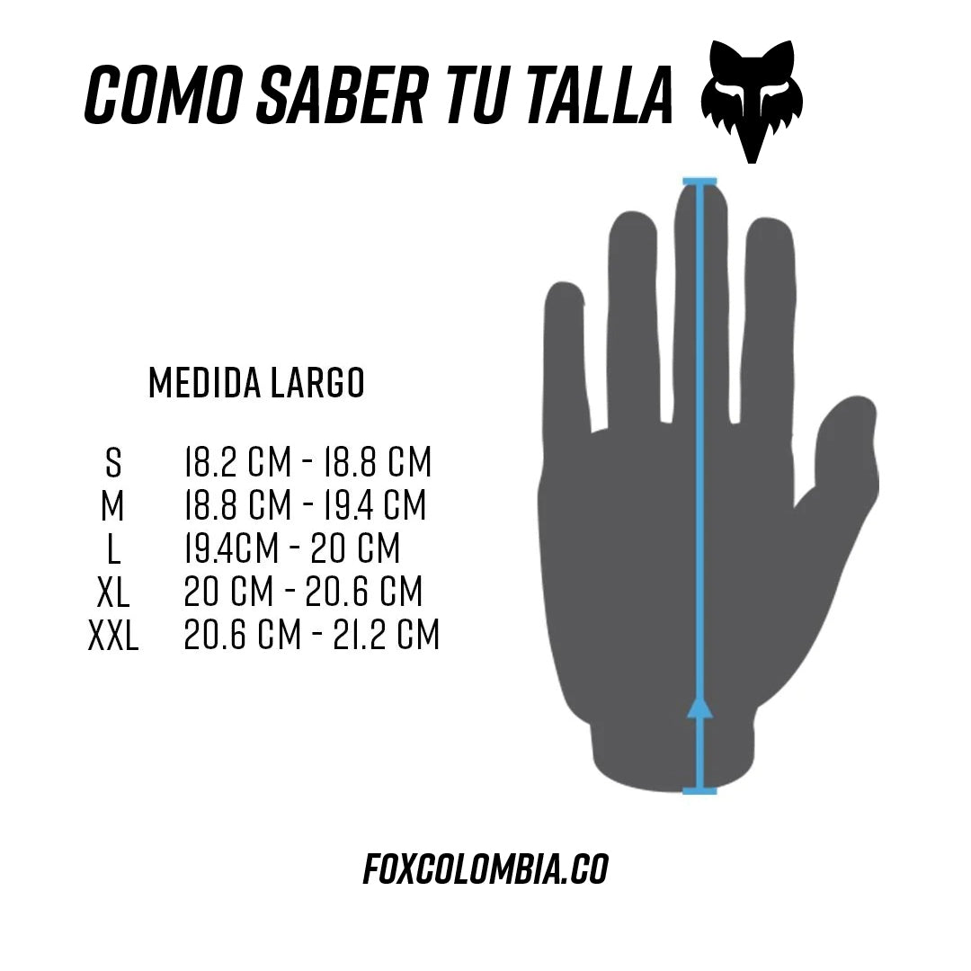 Guia De Tallas Para Guantes De Moto Talla Guantes De Moto Para