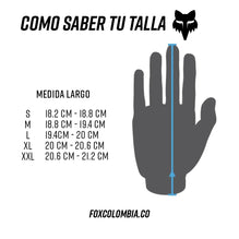GUANTES FOX FLEXAIR PARK [NARANJA/NEGRO]