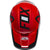 Casco Fox V1 Lux rojo fluo