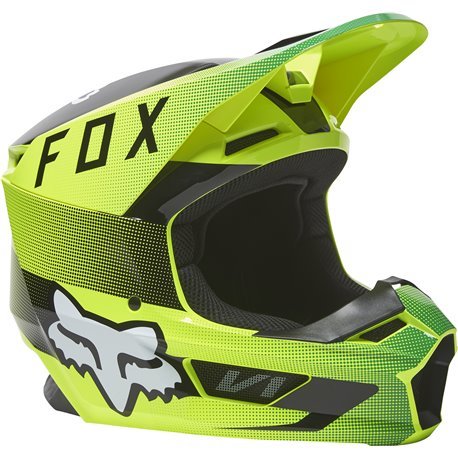 Casco fox amarillo store