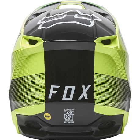 CASCO FOX V1 RIDL ECE 2022 COLOR AMARILLO FLUOR Fox Racing Colombia