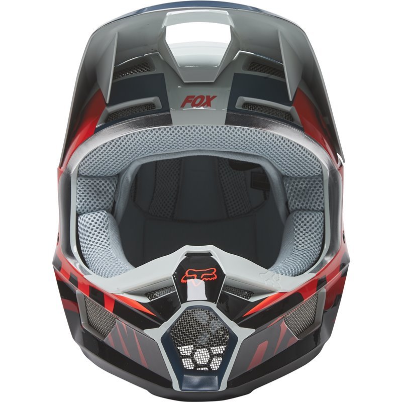 Casco fox v1 naranja top